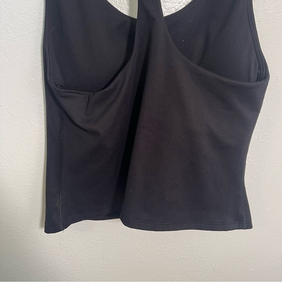 Old Navy Active PowerSoft Racerback Crop Tank Black XS - Picture 8 of 9